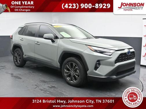 Lunar Rock 2022 Toyota RAV4 Hybrid XLE Premium