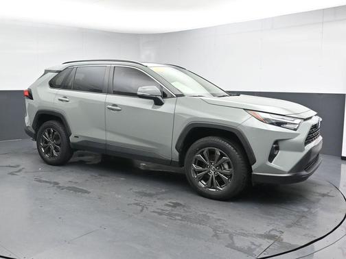 Lunar Rock 2022 Toyota RAV4 Hybrid XLE Premium