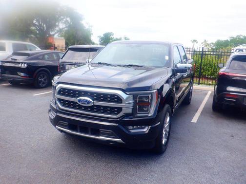 Agate Black Metallic 2022 Ford F-150 Platinum