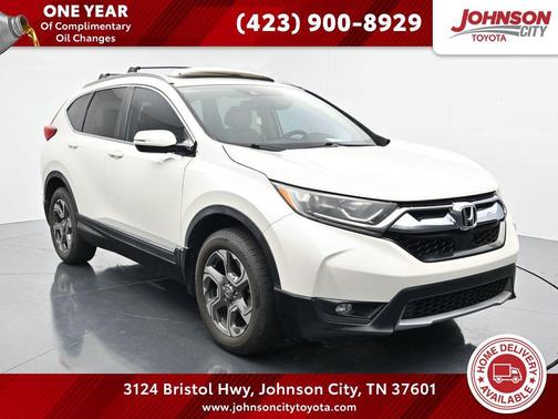 White Diamond Pearl 2018 Honda CR-V EX-L