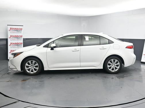 White 2022 Toyota Corolla LE