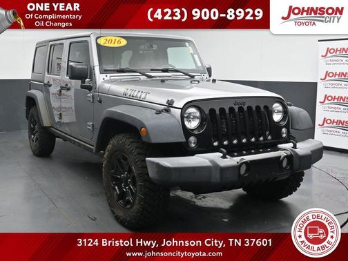 Billet Silver Metallic Clearcoat 2016 Jeep Wrangler Unlimited Willys Wheeler