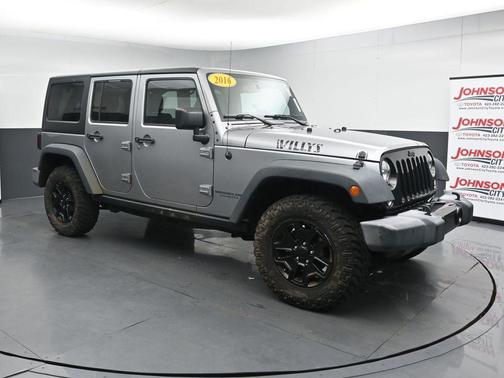 Billet Silver Metallic Clearcoat 2016 Jeep Wrangler Unlimited Willys Wheeler