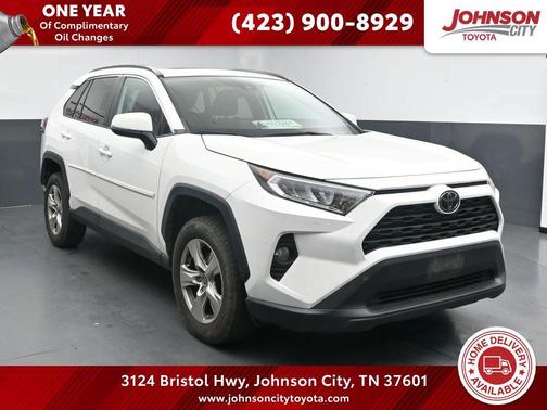Super White 2021 Toyota RAV4 XLE