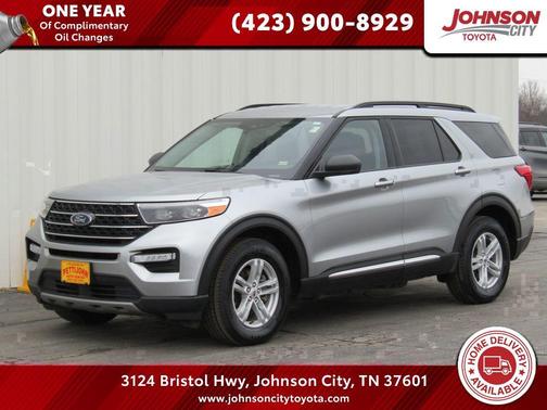 Iconic Silver Metallic 2024 Ford Explorer XLT
