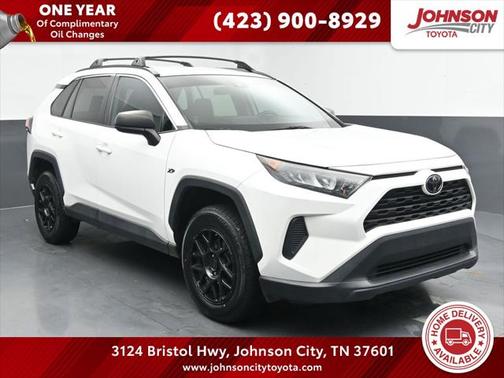 Super White 2021 Toyota RAV4 LE