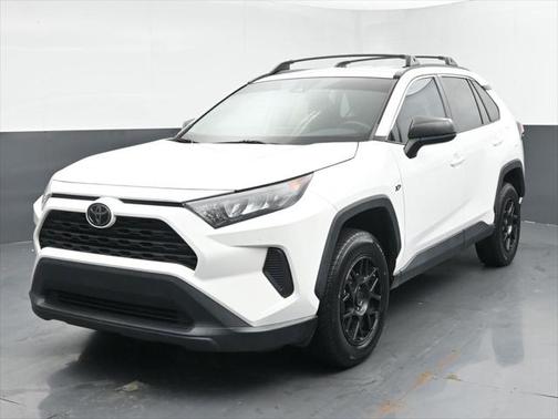 Super White 2021 Toyota RAV4 LE