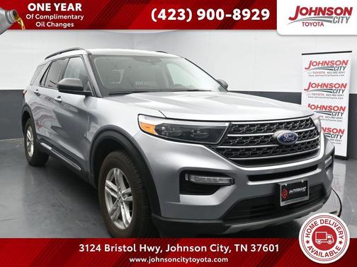 Iconic Silver Metallic 2023 Ford Explorer XLT