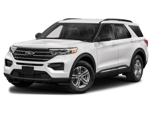 Star White Metallic Tri-Coat 2020 Ford Explorer XLT