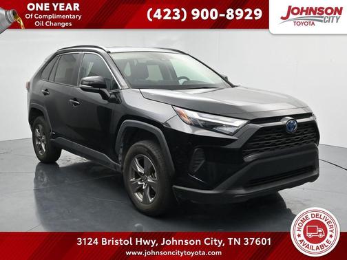 Midnight Black Metallic 2024 Toyota RAV4 Hybrid XLE
