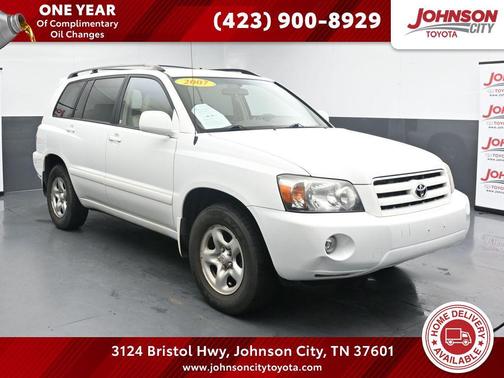 Super White 2007 Toyota Highlander Base