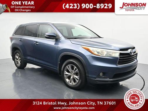 Shoreline Blue Pearl 2015 Toyota Highlander XLE