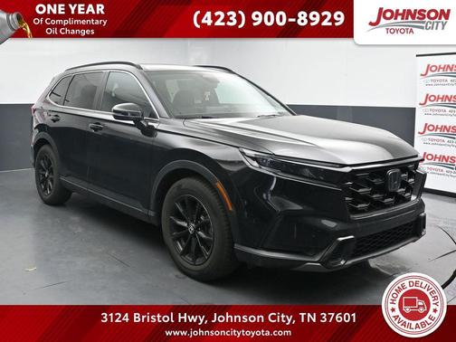 Crystal Black Pearl 2024 Honda CR-V Hybrid Sport FWD