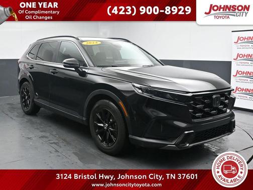 Crystal Black Pearl 2024 Honda CR-V Hybrid Sport FWD