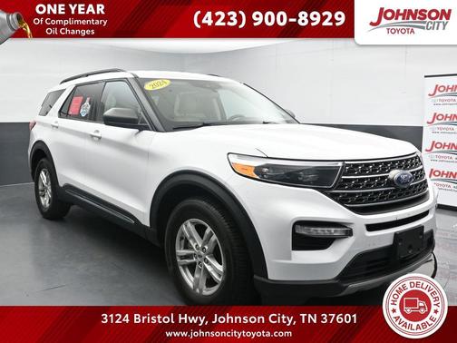 Oxford White 2024 Ford Explorer XLT