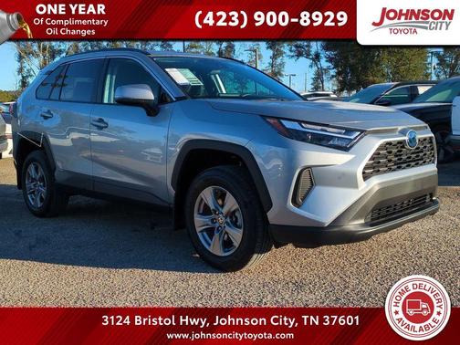 Silver Sky Metallic 2024 Toyota RAV4 Hybrid XLE