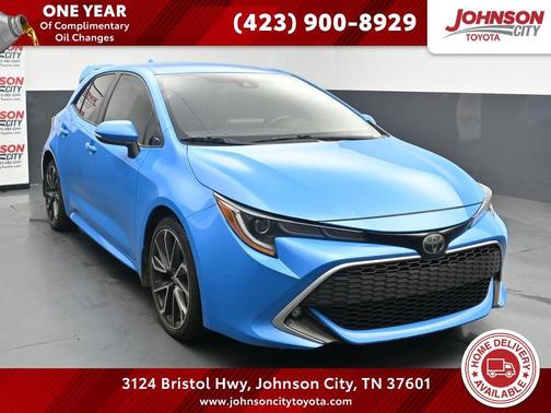 Blue Flame 2019 Toyota Corolla XSE