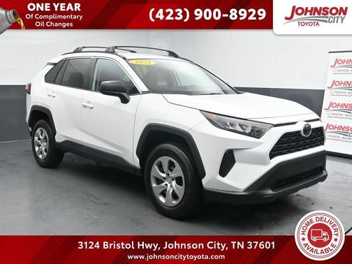 Super White 2021 Toyota RAV4 LE