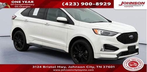 Star White Metallic Tri-Coat 2024 Ford Edge ST Line