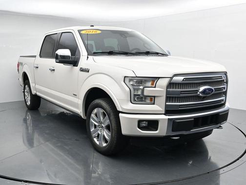 White Platinum 2016 Ford F-150 Platinum