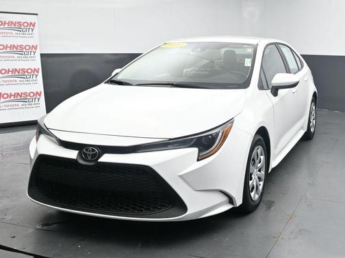 White 2022 Toyota Corolla LE