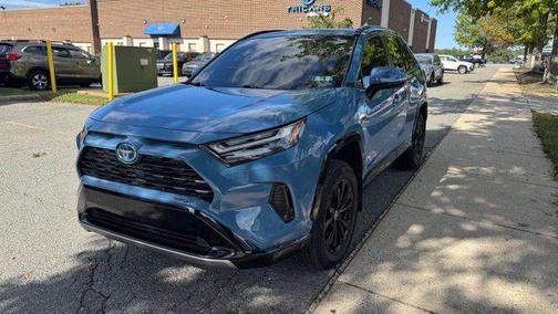 Cavalry Blue 2024 Toyota RAV4 Hybrid SE