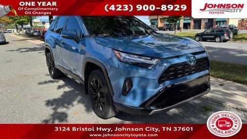 Cavalry Blue 2024 Toyota RAV4 Hybrid SE