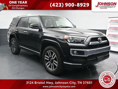 Midnight Black Metallic 2018 Toyota 4Runner Limited