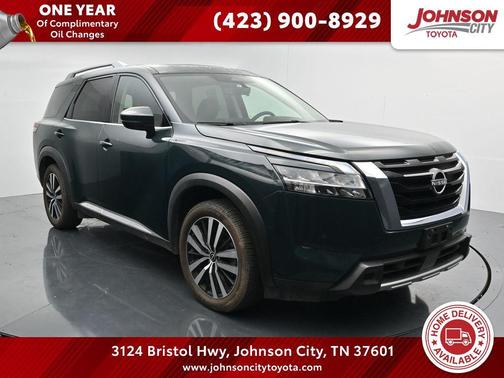 Obsidian Green Pearl 2023 Nissan Pathfinder Platinum 4WD