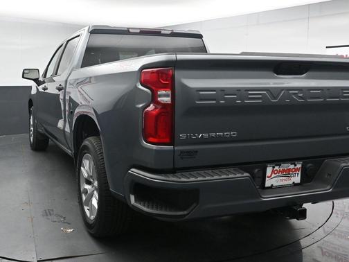 Satin Steel Metallic 2021 Chevrolet Silverado 1500 Custom