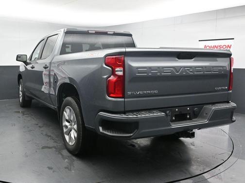 Satin Steel Metallic 2021 Chevrolet Silverado 1500 Custom