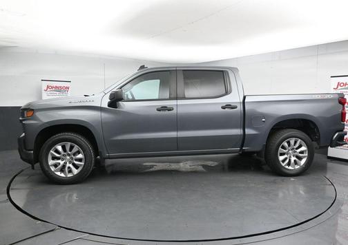 Satin Steel Metallic 2021 Chevrolet Silverado 1500 Custom