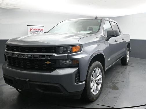 Satin Steel Metallic 2021 Chevrolet Silverado 1500 Custom