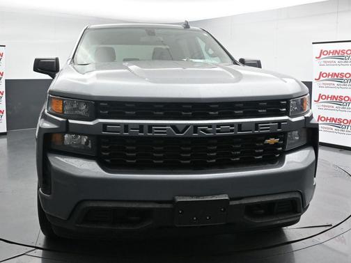 Satin Steel Metallic 2021 Chevrolet Silverado 1500 Custom