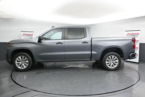 Satin Steel Metallic 2021 Chevrolet Silverado 1500 Custom