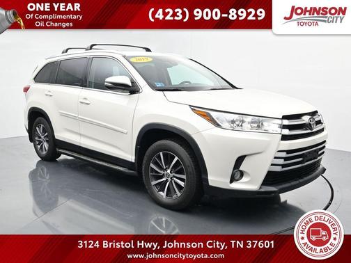 Blizzard Pearl 2019 Toyota Highlander XLE