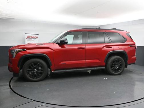 Supersonic Red 2024 Toyota Sequoia Limited