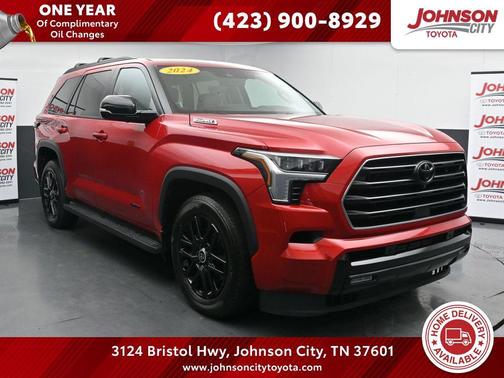 Supersonic Red 2024 Toyota Sequoia Limited
