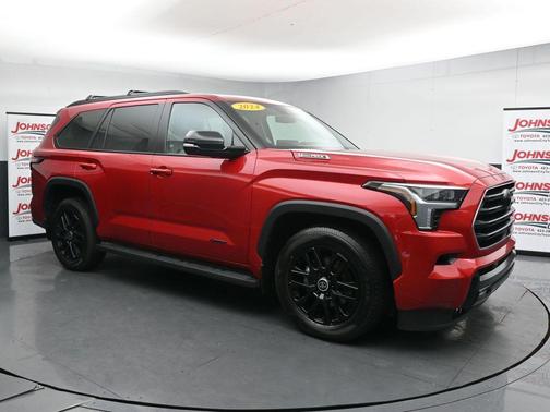 Supersonic Red 2024 Toyota Sequoia Limited