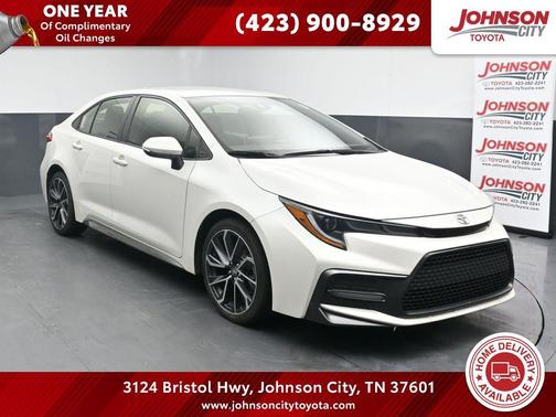 White 2020 Toyota Corolla SE