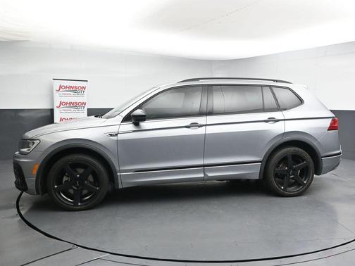 Silver Metallic 2021 Volkswagen Tiguan 2.0T SE R-Line Black