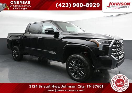 Midnight Black 2025 Toyota Tundra Hybrid Platinum