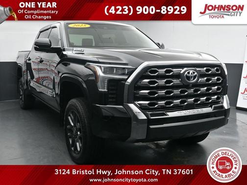 Midnight Black 2025 Toyota Tundra Hybrid Platinum