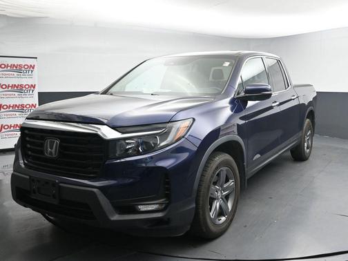 Obsidian Blue Pearl 2022 Honda Ridgeline RTL-E