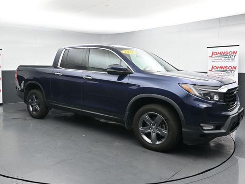 Obsidian Blue Pearl 2022 Honda Ridgeline RTL-E