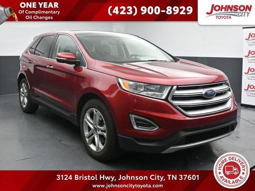 Ruby Red 2018 Ford Edge Titanium