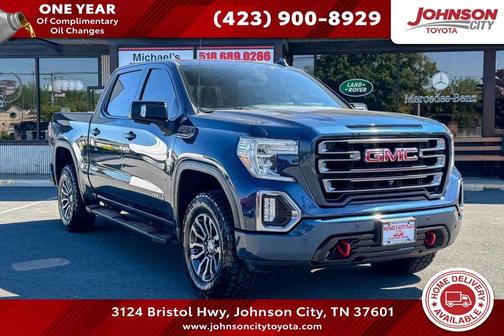 Pacific Blue Metallic 2020 GMC Sierra 1500 AT4