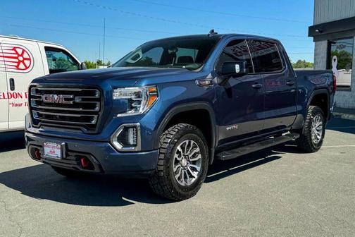 Pacific Blue Metallic 2020 GMC Sierra 1500 AT4