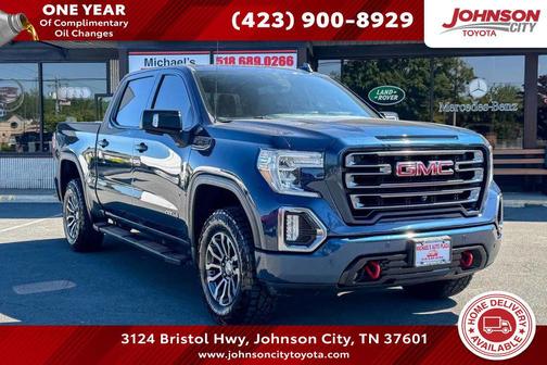 Pacific Blue Metallic 2020 GMC Sierra 1500 AT4