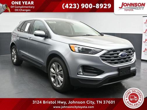 Silver Metallic 2024 Ford Edge Titanium